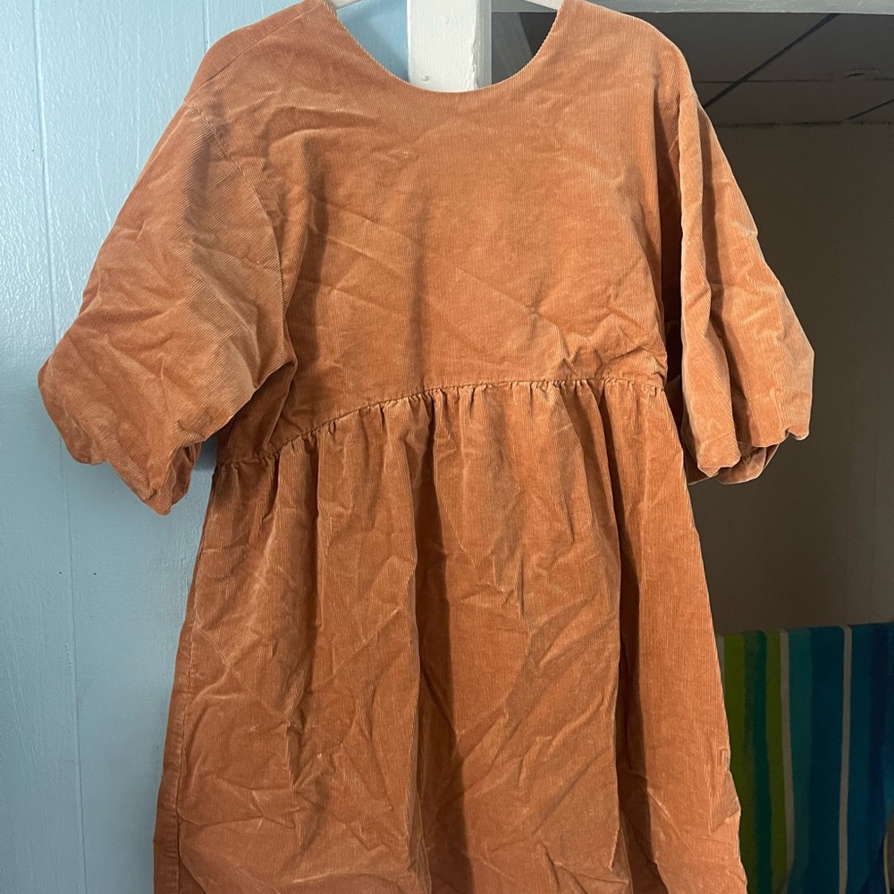 Stylish Tan Dress
